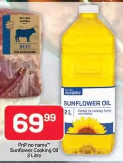 Pick n Pay PnP no name Sunflower Cooking Oil 2 Litre offer