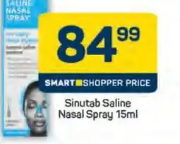 Pick n Pay Sinutab Saline Nasal Spray 15ml offer