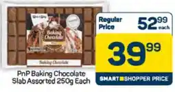 Pick n Pay PnP Baking Chocolate Slab Assorted 250g Each offer