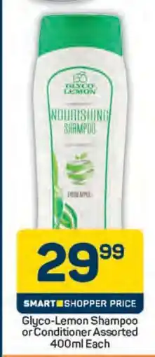 Pick n Pay Glyco-Lemon Shampoo or Conditioner Assorted 400ml Each offer