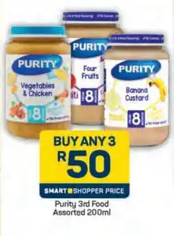 Pick n Pay Purity 3rd Food Assorted 200ml offer