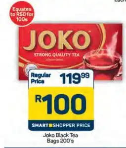 Pick n Pay Joko Black Tea Bags 200's offer