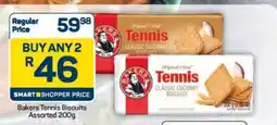 Pick n Pay Bakers Tennis Biscuits Assorted 200g offer