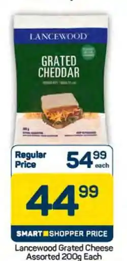 Pick n Pay Lancewood Grated Cheese Assorted 200g Each offer