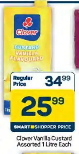 Pick n Pay Clover Vanilla Custard Assorted 1 Litre Each offer