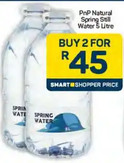 Pick n Pay PnP Natural Spring Still Water 5 Litre offer