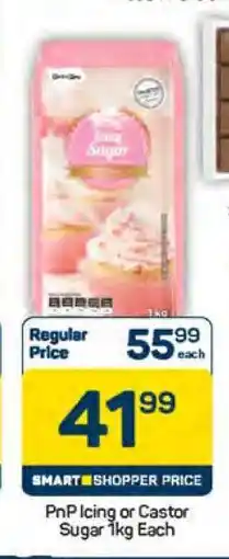 Pick n Pay PnP Icing or Castor Sugar 1kg Each offer
