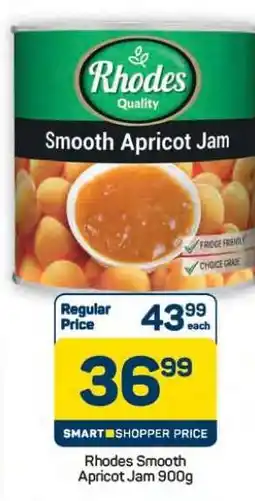 Pick n Pay Hypermarket Rhodes Smooth Apricot Jam-900g offer