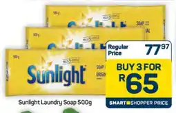 Pick n Pay Hypermarket Sunlight Laundry Soap 500g offer