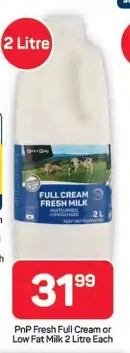 Pick n Pay Hypermarket PnP Fresh Full Cream or Low Fat Milk offer