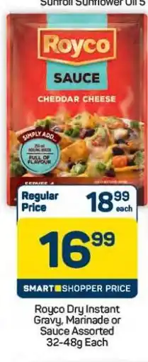 Pick n Pay Hypermarket Royco Dry Instant Gravy, Marinade or Sauce Assorted offer