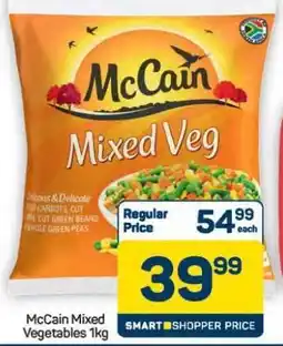 Pick n Pay Hypermarket McCain Mixed Vegetables 1kg offer