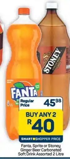 Pick n Pay Hypermarket Fanta, Sprite or Stoney Ginger Beer offer