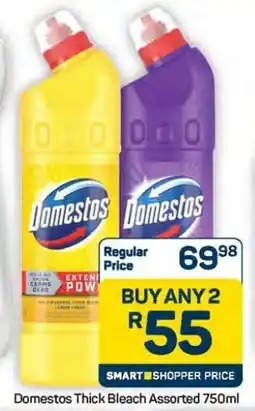 Pick n Pay Hypermarket Domestos Thick Bleach Assorted 750ml offer
