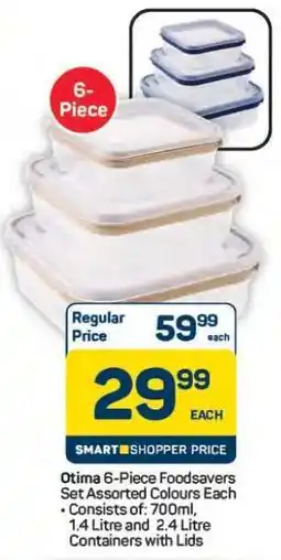 Pick n Pay Hypermarket Otima 6-Piece Foodsavers Set offer
