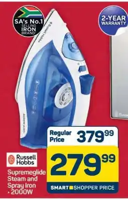 Pick n Pay Hypermarket Russell Hobbs Supremeglide Steam and Spray Iron offer