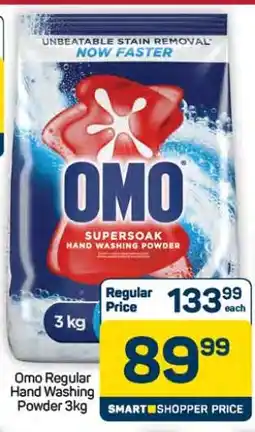 Pick n Pay Hypermarket Omo Regular Hand Washing Powder 3kg offer