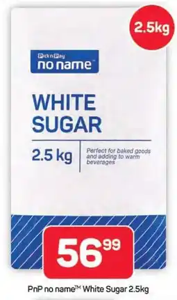 Pick n Pay Hypermarket PnP no name White Sugar 2.5kg offer