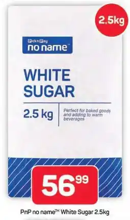 Pick n Pay Hypermarket PnP no name White Sugar 2.5kg offer