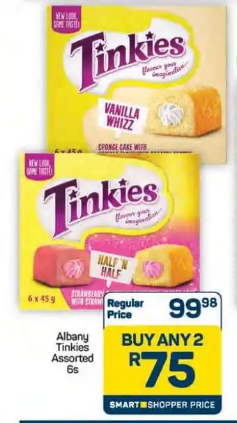 Pick n Pay Hypermarket Albany Tinkies Assorted 6s offer