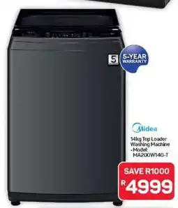 Pick n Pay Hypermarket Midea 14kg Top Loader Washing Machine offer