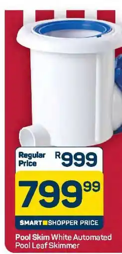 Pick n Pay Hypermarket Pool Skim White Automated Pool Leaf Skimmer offer