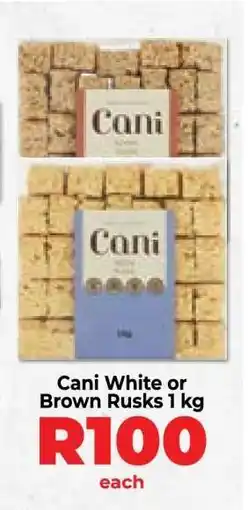 Food Lover's Market Cani White or Brown Rusks 1 kg offer