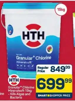 Pick n Pay Hypermarket HTH Granular+ Chlorine Mineralsoft 15kg offer