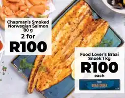 Food Lover's Market Chapman's Smoked Norwegian Salmon 80 g offer