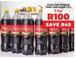 Food Lover's Market Coca-Cola Original Taste Less Sugar 1.5 L offer