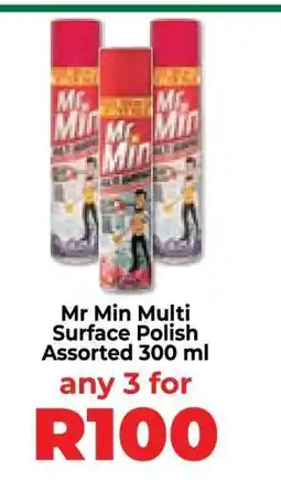 Food Lover's Market Mr Min Multi Surface Polish Assorted 300 ml offer