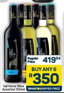 Pick n Pay Hypermarket Tall Horse Wine Assorted 750ml offer