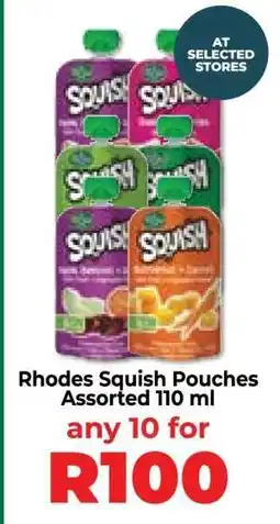 Food Lover's Market Rhodes Squish Pouches Assorted 110 ml offer