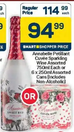 Pick n Pay Hypermarket Annabelle Petillant Cuvée Sparkling Wine Assorted offer