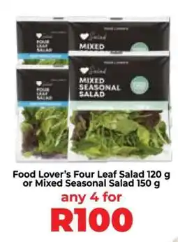 Food Lover's Market Food Lover’s Four Leaf Salad 120 g or Mixed Seasonal Salad 150 g offer