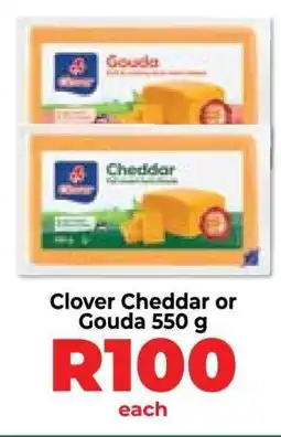 Food Lover's Market Clover Cheddar or Gouda 550 g offer