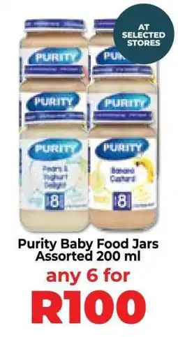 Food Lover's Market Purity Baby Food Jars Assorted 200 ml offer