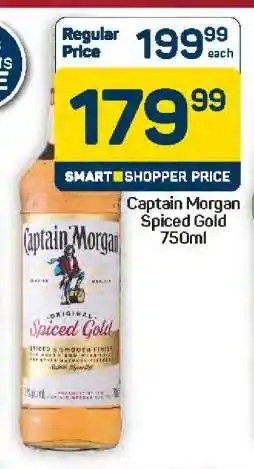 Pick n Pay Hypermarket Captain Morgan Spiced Gold 750ml offer