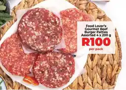 Food Lover's Market Food Lover’s Gourmet Beef Burger Patties offer