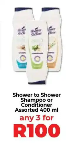Food Lover's Market Shower to Shower Shampoo or Conditioner offer