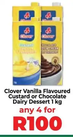 Food Lover's Market Clover Vanilla Flavoured Custard or Chocolate Dairy Dessert offer