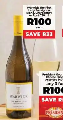 Food Lover's Market Warwick The First Lady Sauvignon Blanc, Chardonnay or Rosé 750 ml offer