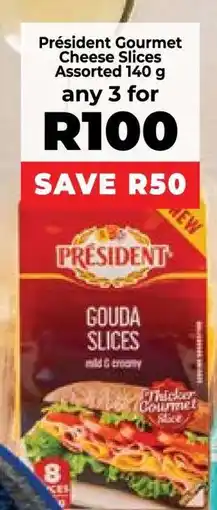 Food Lover's Market Président Gourmet Cheese Slices Assorted 140 g offer