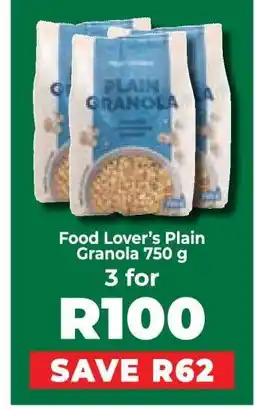 Food Lover's Market Food Lover’s Plain Granola 750 g offer