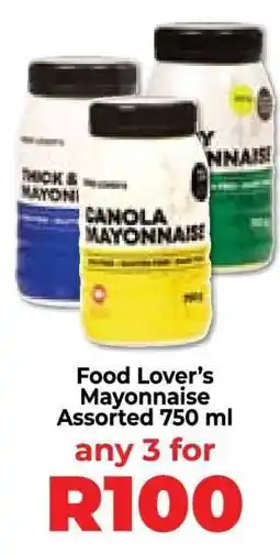 Food Lover's Market Food Lover’s Mayonnaise Assorted 750 ml offer