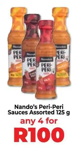 Food Lover's Market Nando’s Peri-Peri Sauces Assorted 125 g offer