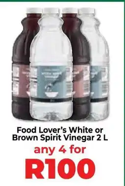 Food Lover's Market Food Lover’s White or Brown Spirit Vinegar 2 L offer