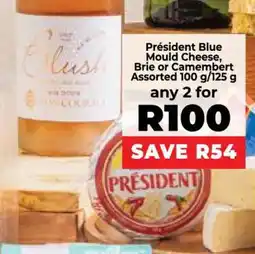 Food Lover's Market Président Blue Mould Cheese, Brie or Camembert offer