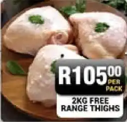 Chikro Food Market Free range thighs offer