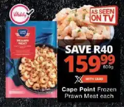 Checkers Cape Point Frozen Prawn Meat offer